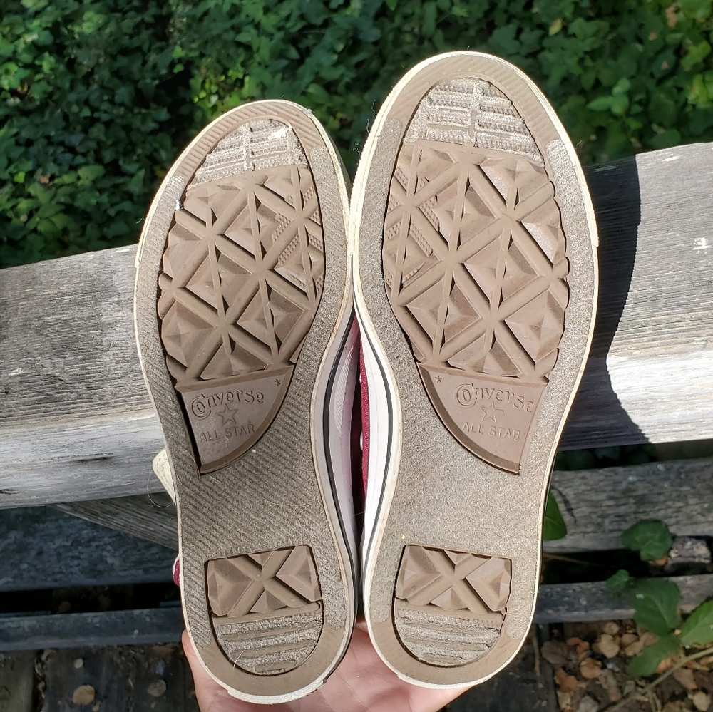 Maroon Converse - image 3